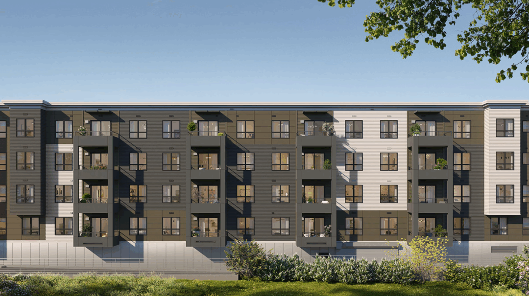 Side exterior of Linden in West Roxbury