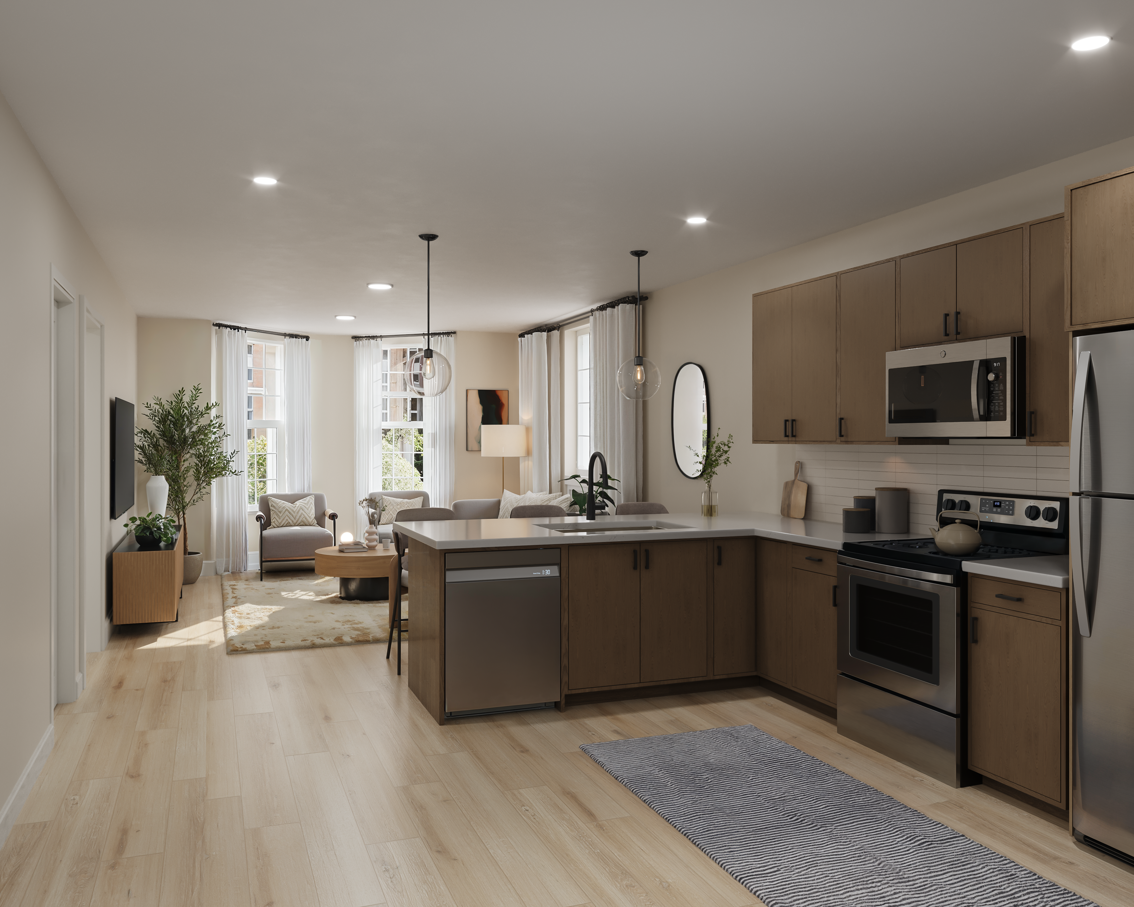 Kitchen of Street in Worcester