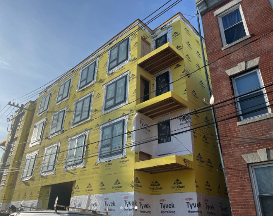Construction of The Residence of 28 Geneva in East Boston