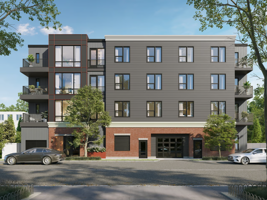 Exterior of The Residence at 28 Geneva in East Boston