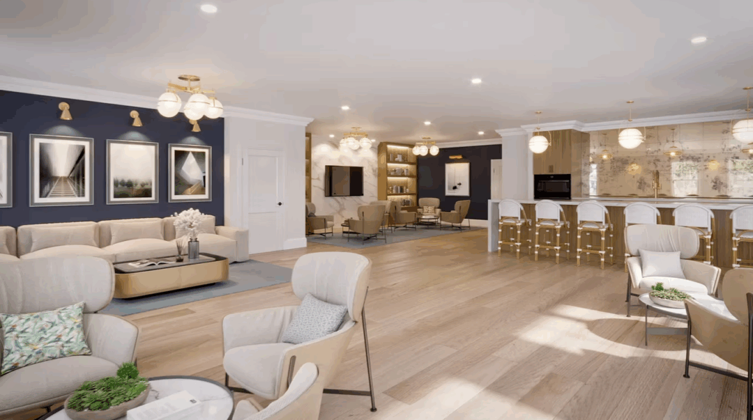 Club room of Riverwalk in Salem