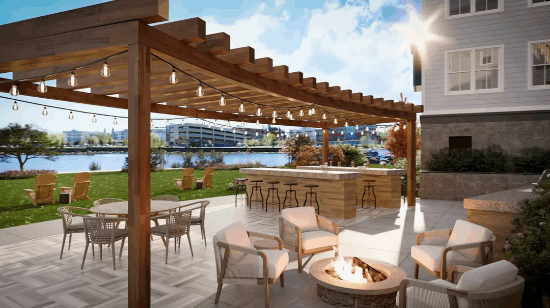 Patio of Riverwalk in Salem