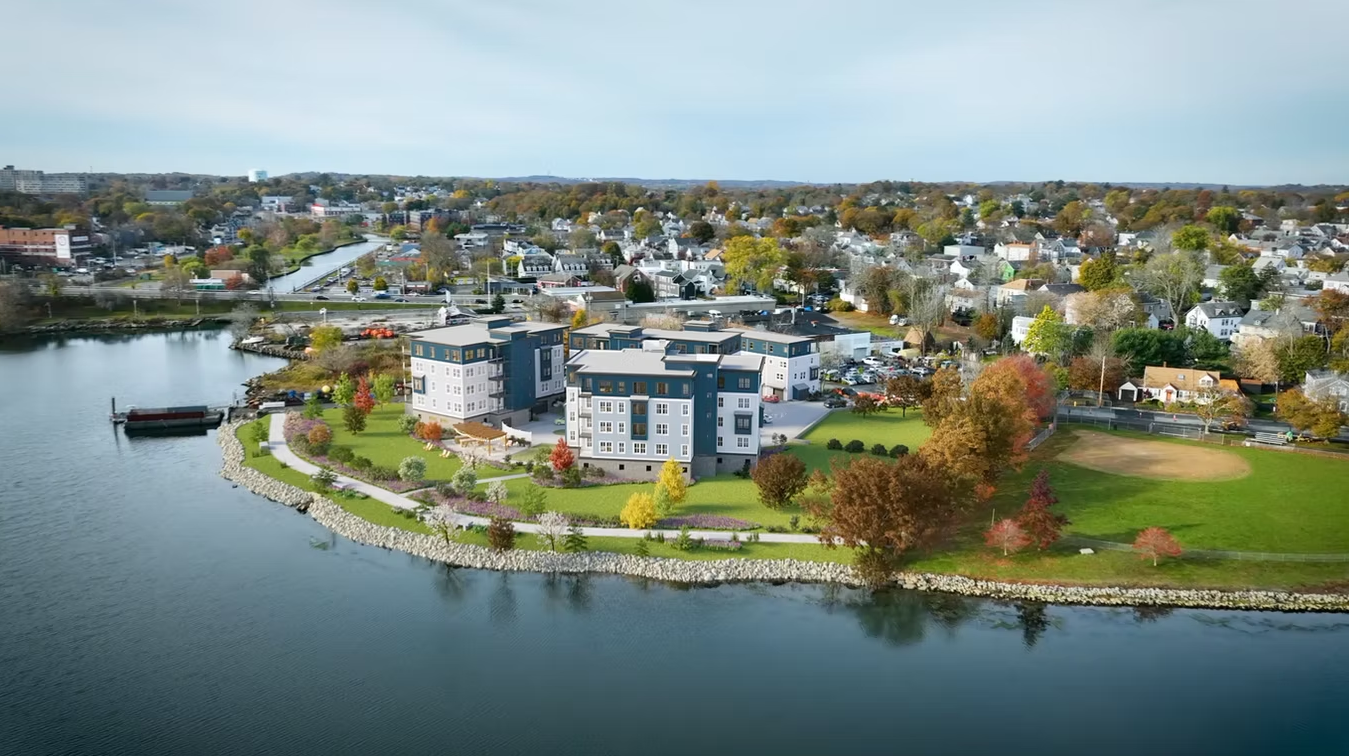 River view of Riverwalk in Salem