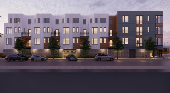 Exterior street view of 1305 Hyde Park in Hyde Park