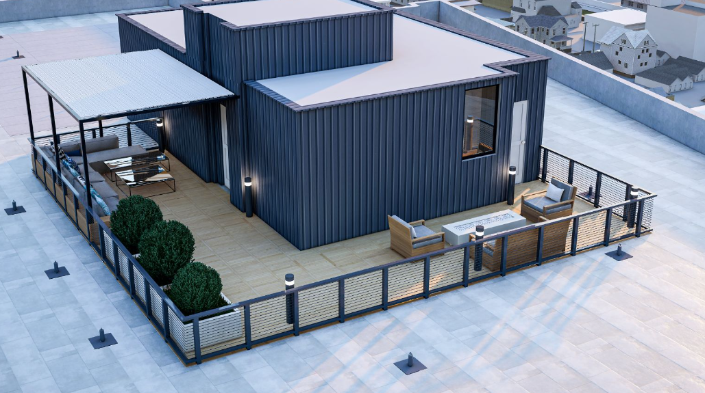 Rooftop Deck of 263 Summer in Seaport