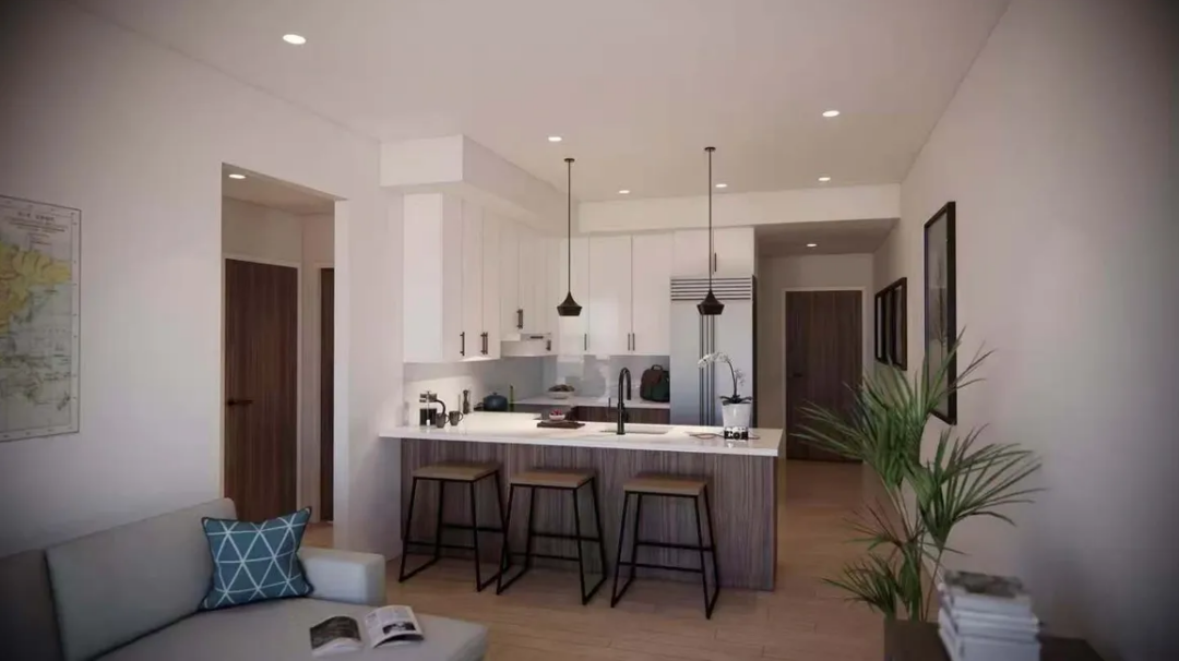 Interior of One Inman Square in Somerville