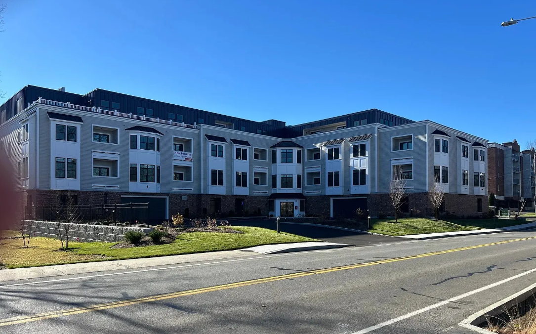 Exterior of Tripointe Apartments in Wakefield