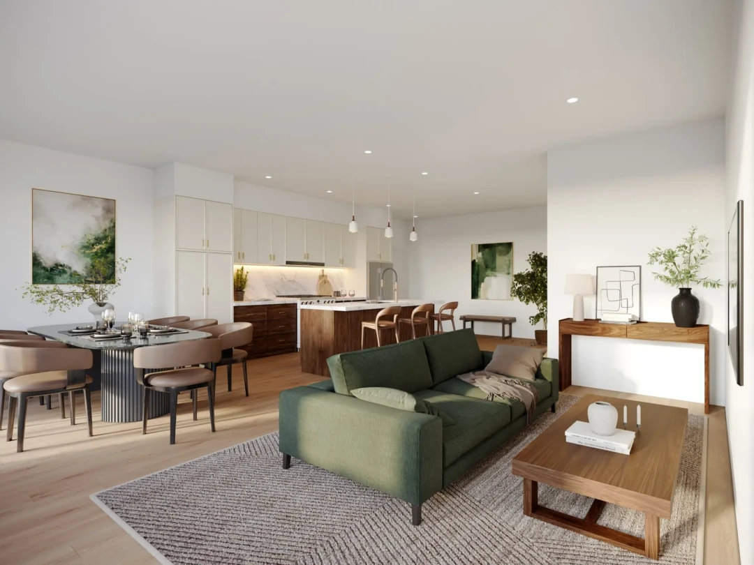 Open Floor Plan of 246 Havre in East Boston
