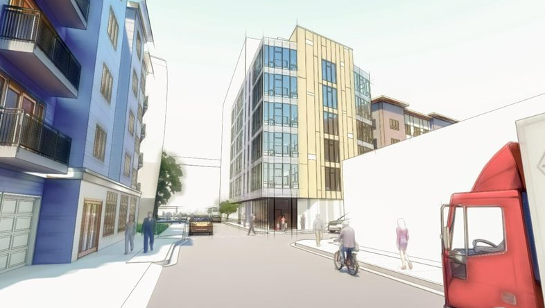 Exterior Rendering of Vera At Boston Landing in Brighton