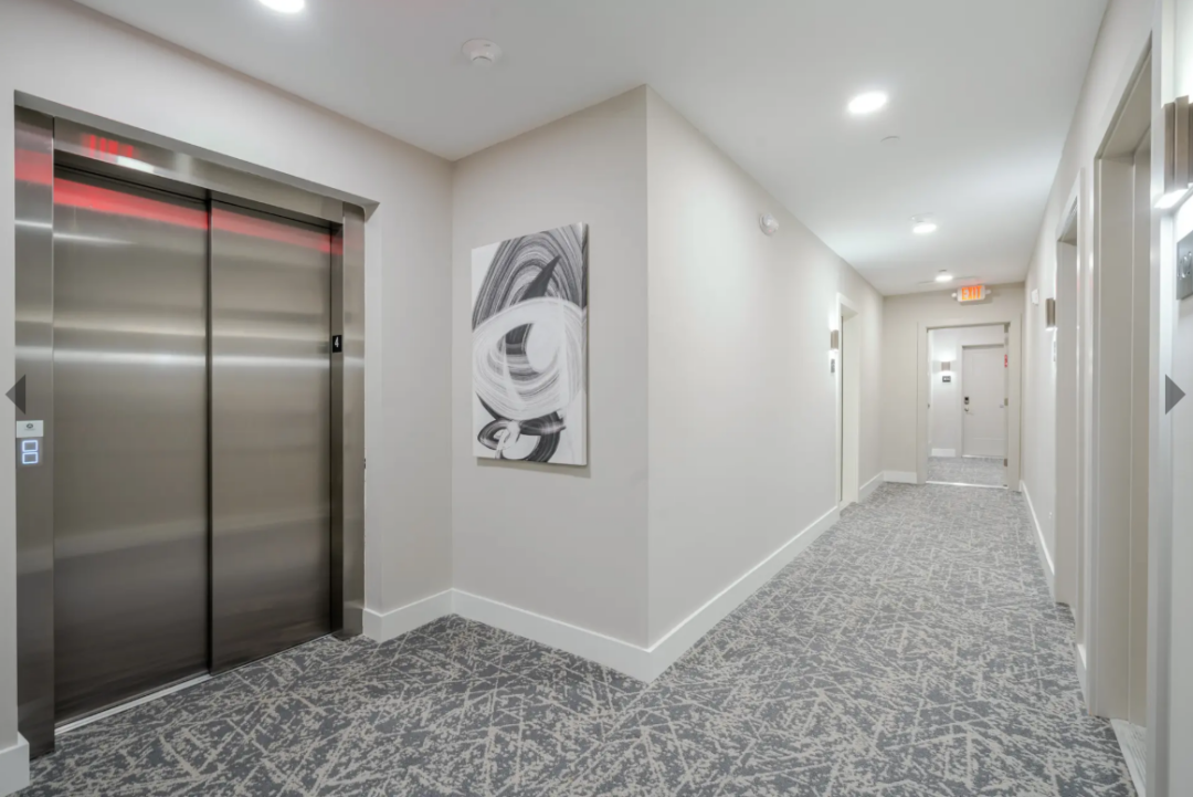 Interior Hallway of Vera At Boston Landing in Brighton