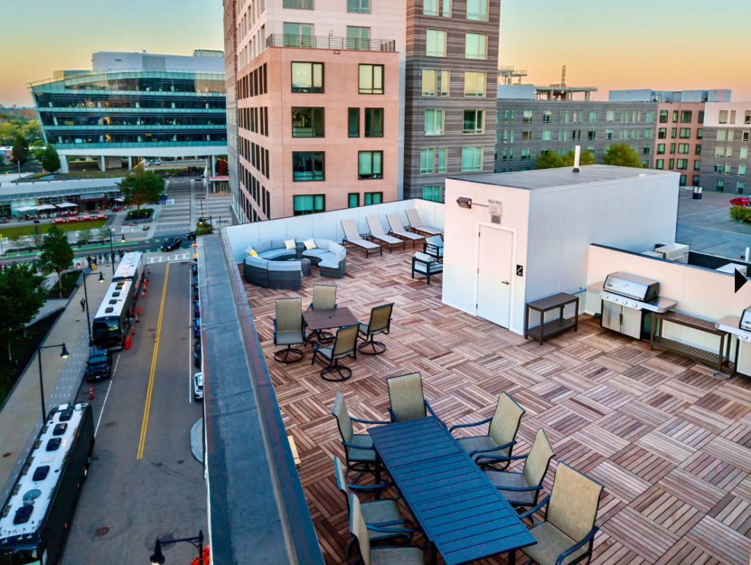 Rooftop Deck of Vera At Boston Landing in Brighton